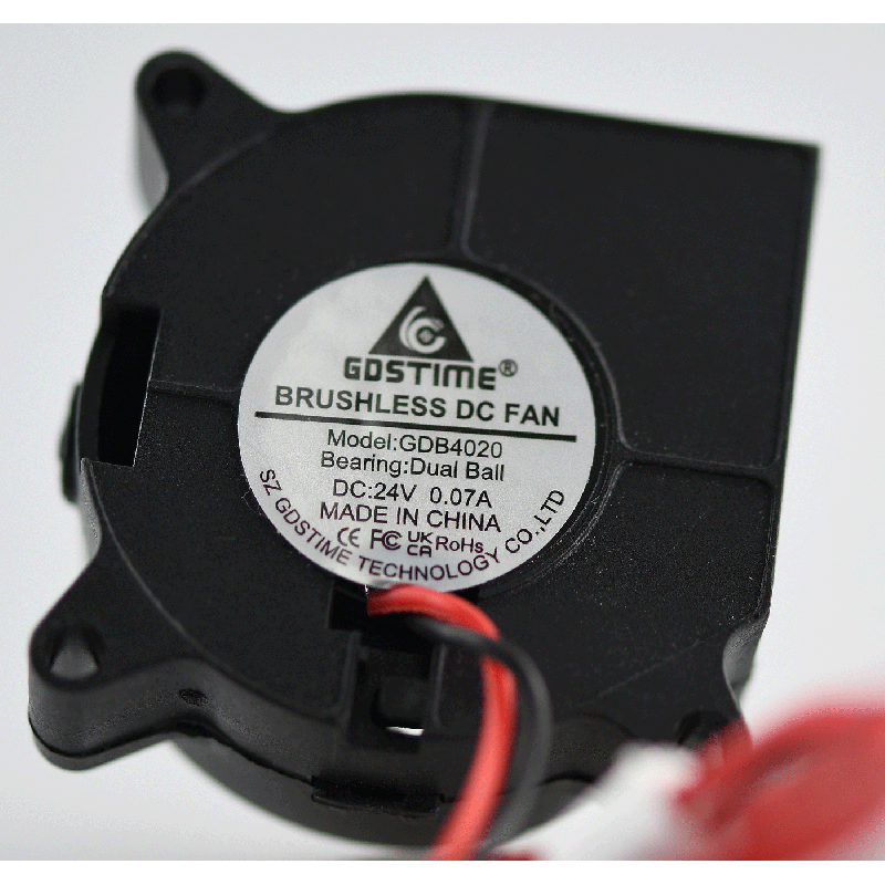 GDSTIME Dual Ball Bearing Centrifugal Blower Fan - 40x40x20 mm - 24V