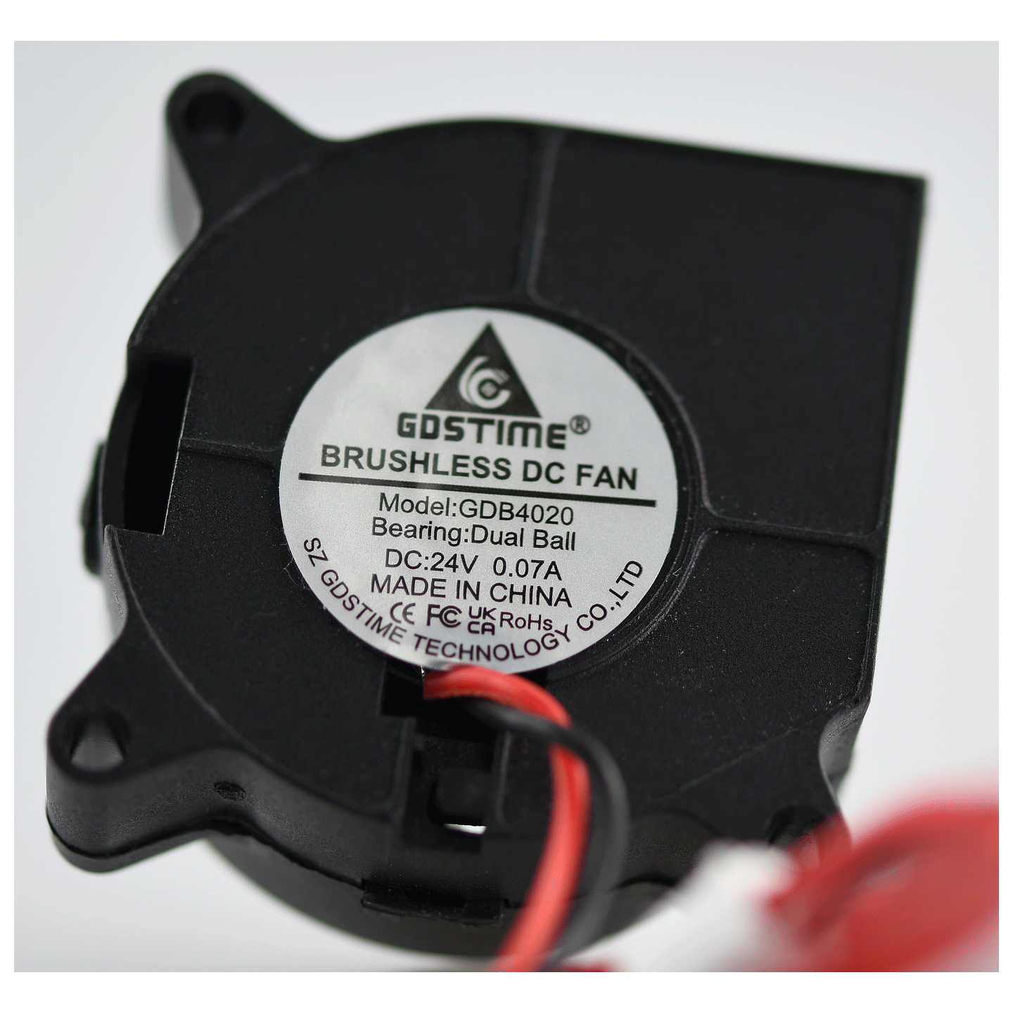 GDSTIME Dual Ball Bearing Centrifugal Blower Fan - 40x40x20 mm - 24V