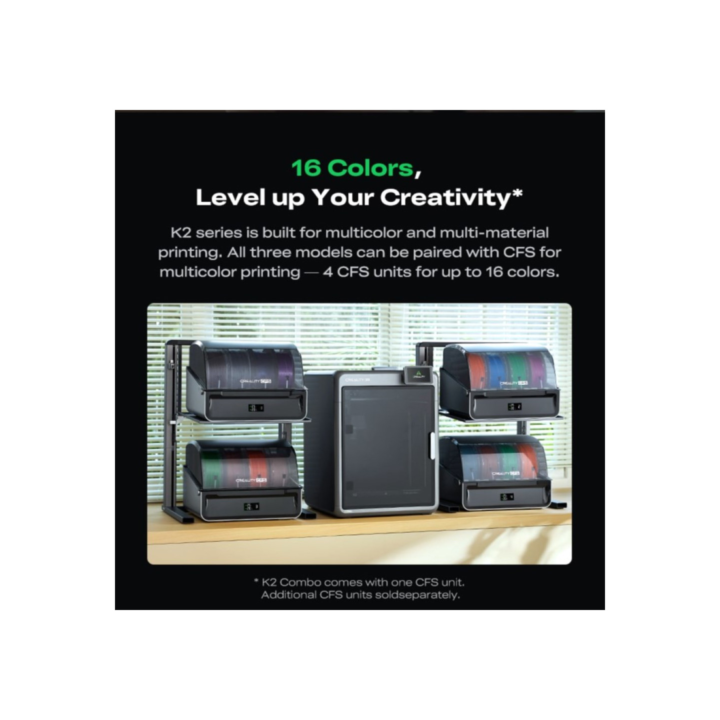 3D printeris Creality K2 Plus Combo