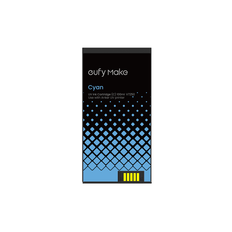 Eufymake UV Ink Cartridge (CMYKWG) for UV Printer