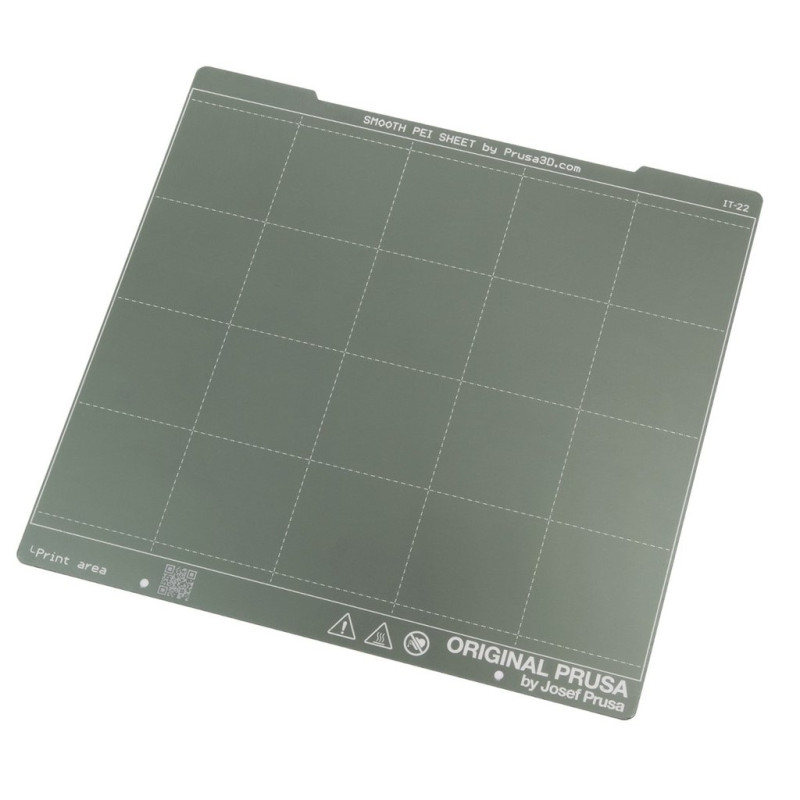 Smooth PEI Print Sheet for Prusa i3 MK3/S/+, MK2.5/S, MK4, and CORE One