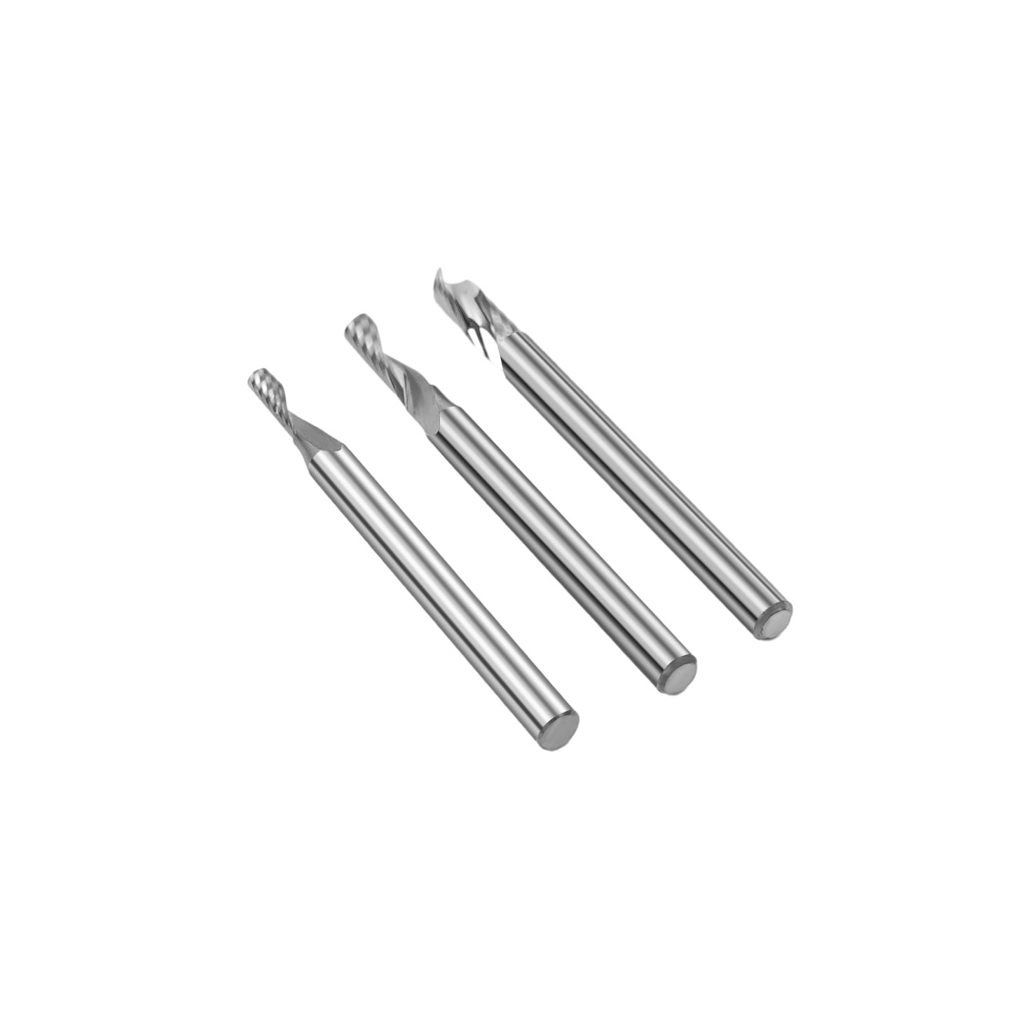 TwoTrees HRC55 3.175mm Carbide End Mill Cutter for CNC- 3pcs