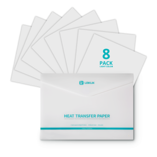 LOKLiK Heat Transfer Paper Sheet - Dark - 8-pack