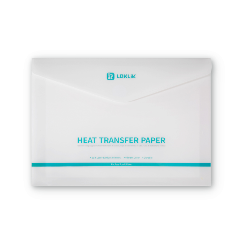 LOKLiK Heat Transfer Paper Sheet - Dark - 8-pack