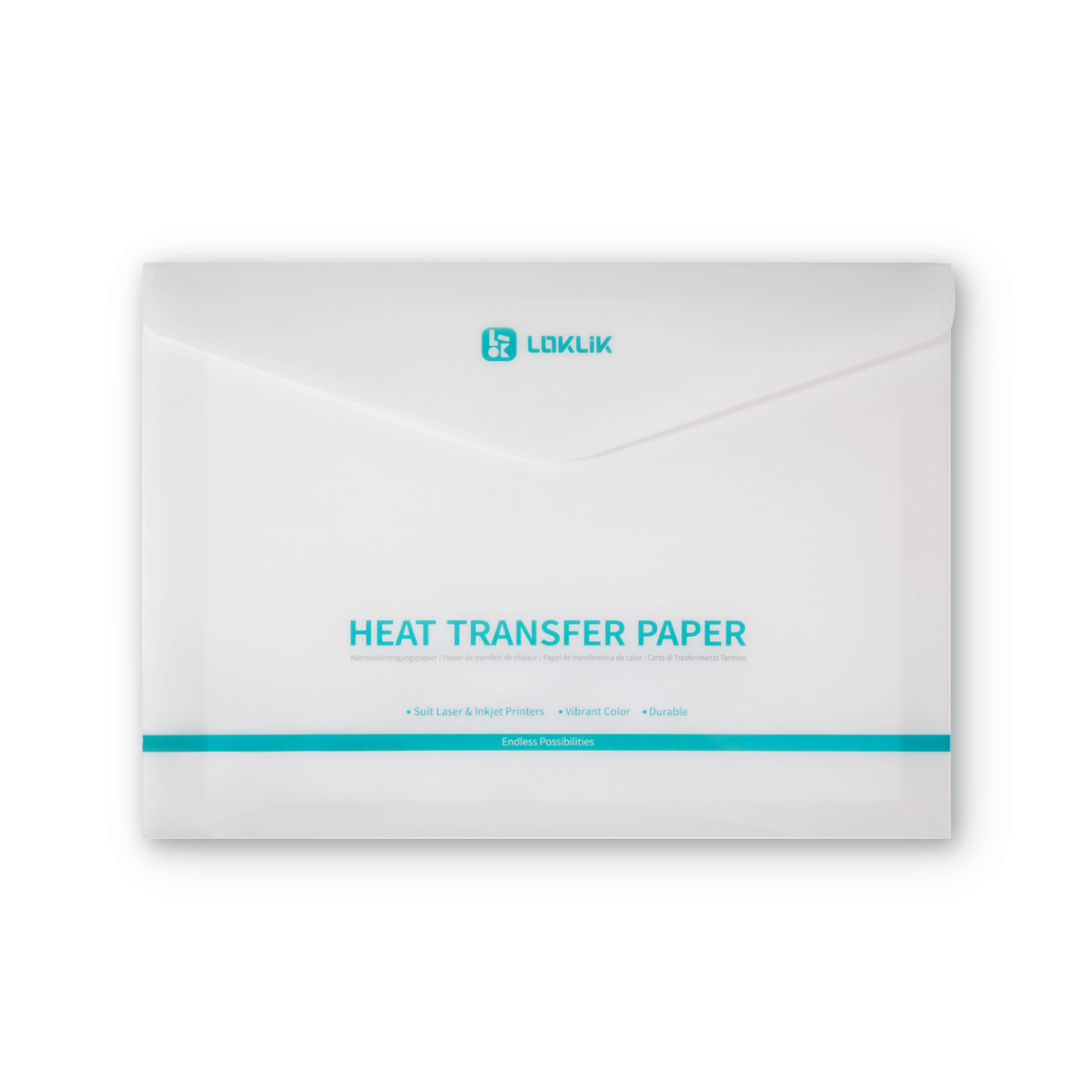 LOKLiK Heat Transfer Paper Sheet - Dark - 8-pack