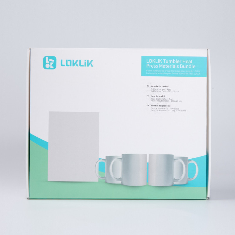 LOKLiK Starter Pack for Tumbler Heat Press