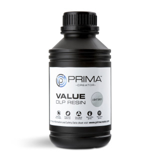 PrimaCreator Value UV / DLP Resin - 500 g - Light Grey
