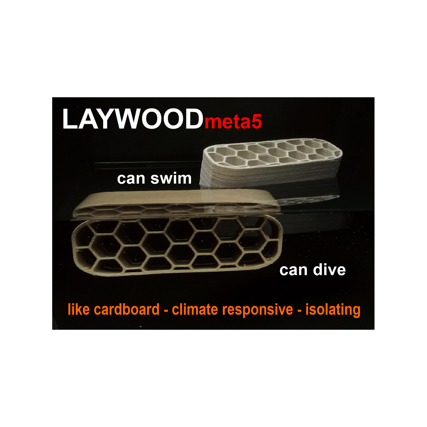 LayFilaments LAYWOODmeta5 Filament - 1.75mm - 250 g