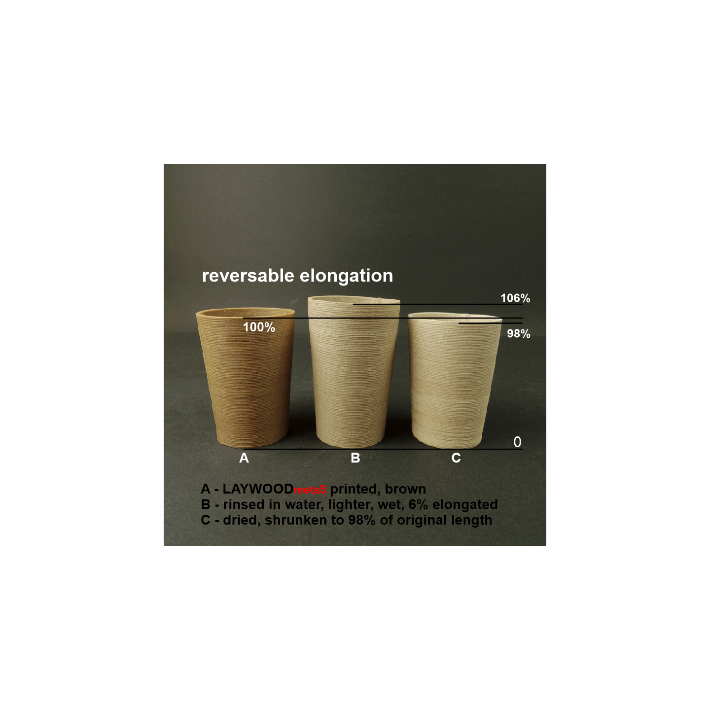 LayFilaments LAYWOODmeta5 Filament - 1.75mm - 250 g