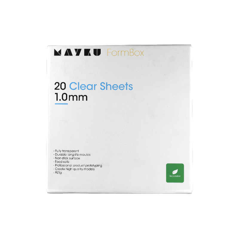 Mayku FormBox Clear Sheets  1.0mm (20 Pack)