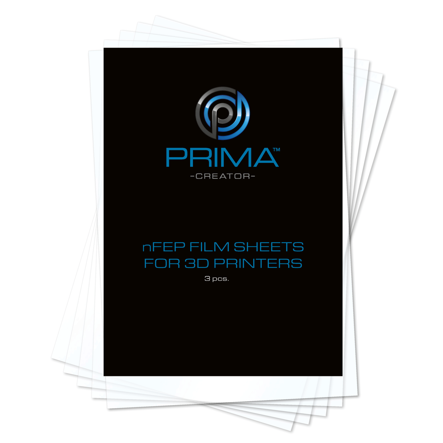 PrimaCreator nFEP Film Sheets for 3D Printers - 140 x 200 mm - 3-pack