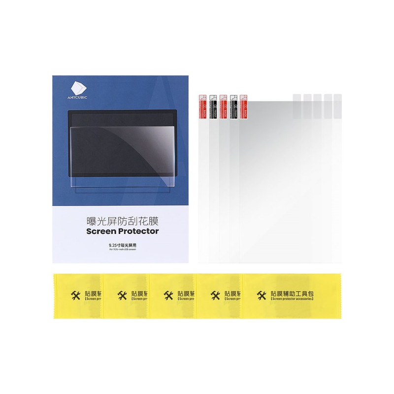 Anycubic Screen Protector Film for 9.25inch LCD screen(5pcs)