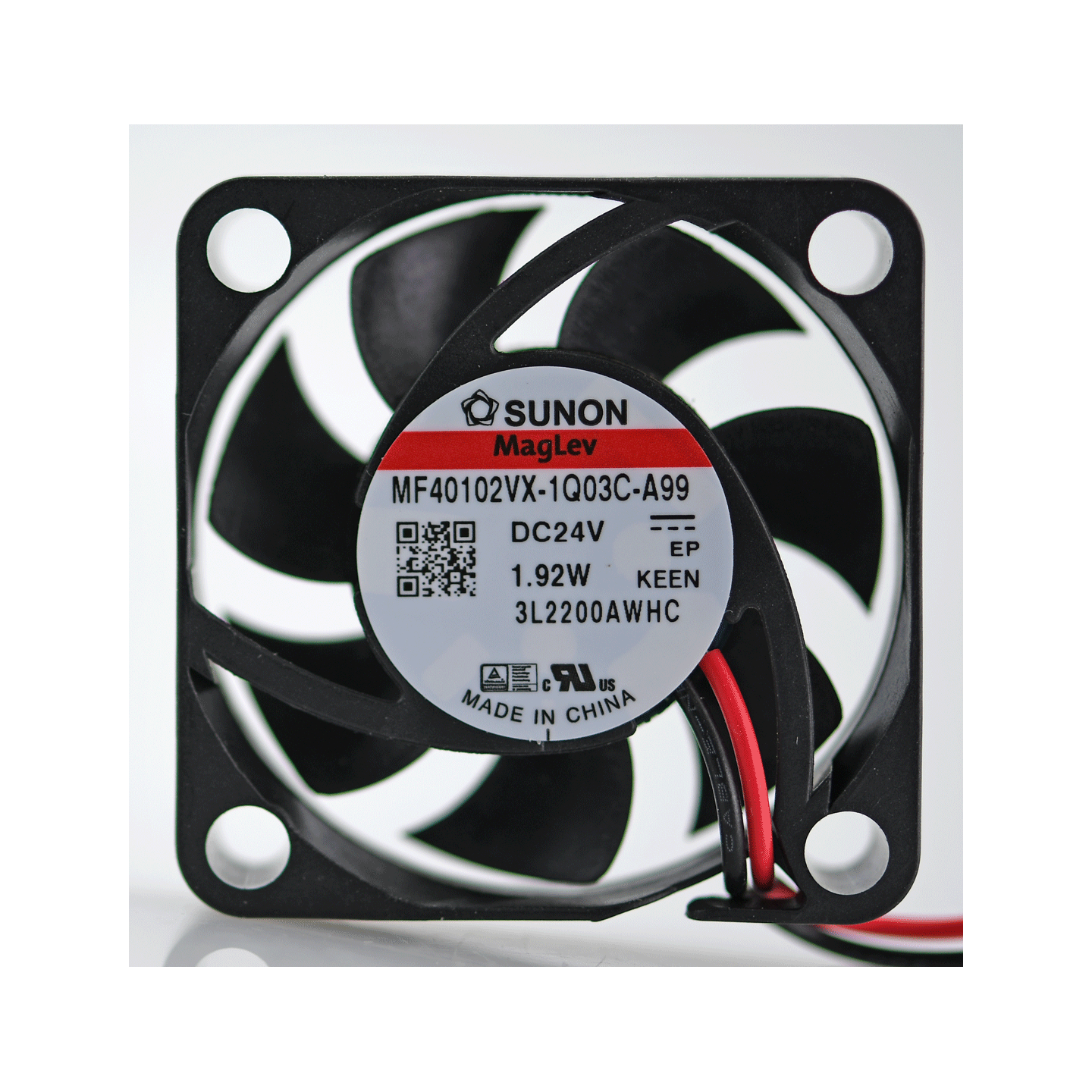 Sunon Magle Dual Ball Bearing Axial Fan - 40x40x10 mm - 24V