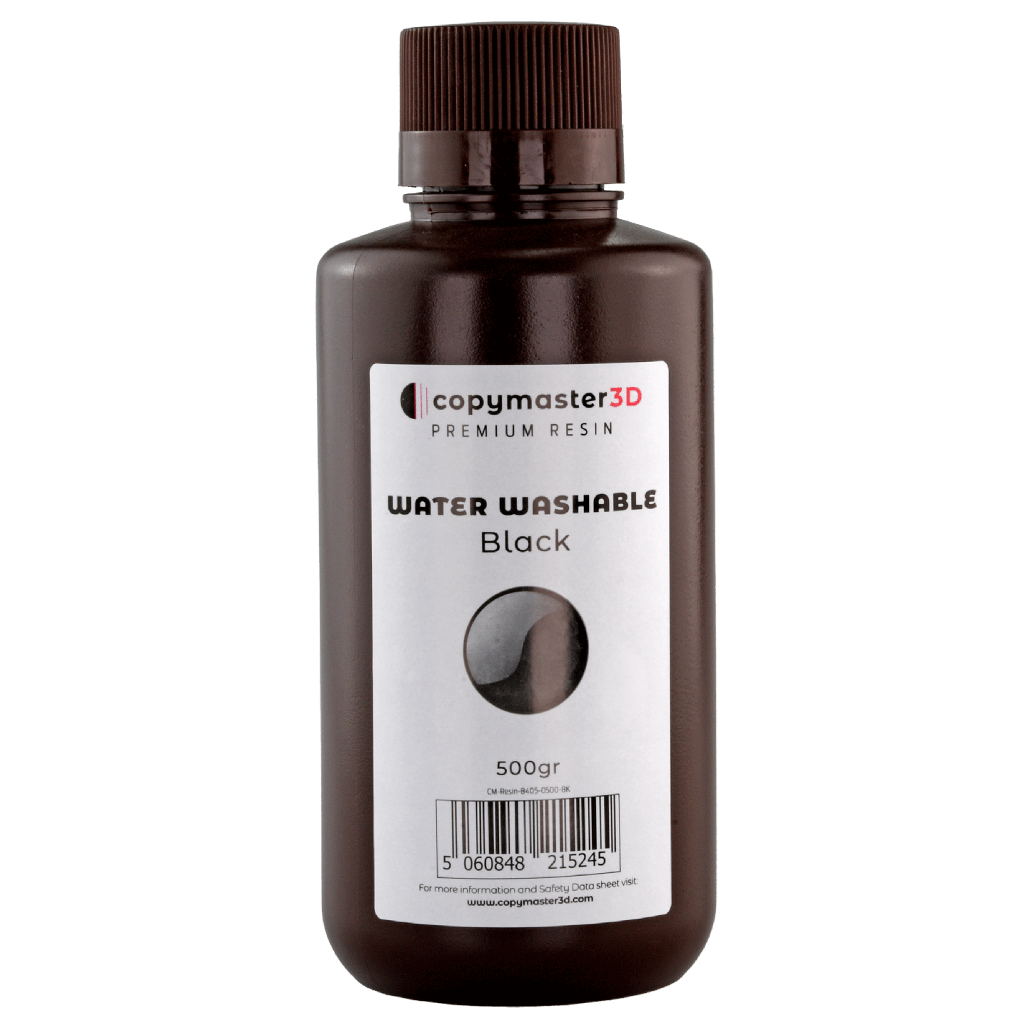 Copymaster3D Water Washable UV Resin - 500 g - Black