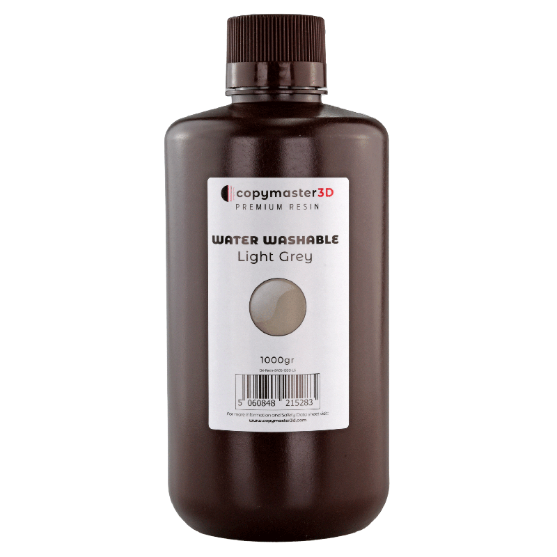 Copymaster3D Water Washable UV Resin - 1 kg - Light Grey