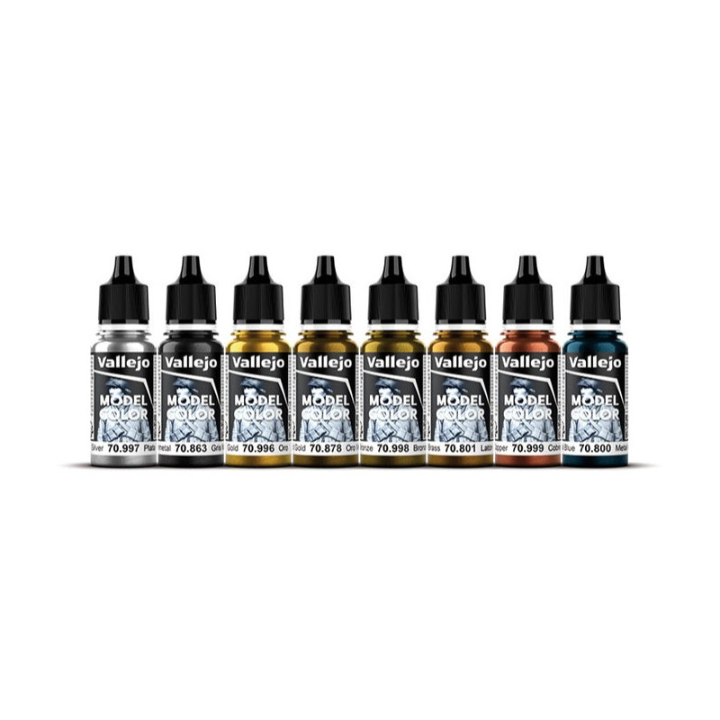 Vallejo Model Color set Metallic (8)
