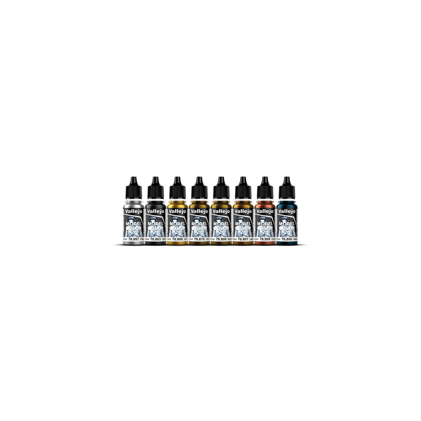 Vallejo Model Color set Metallic (8)