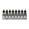 Vallejo Model Color set Metallic (8)