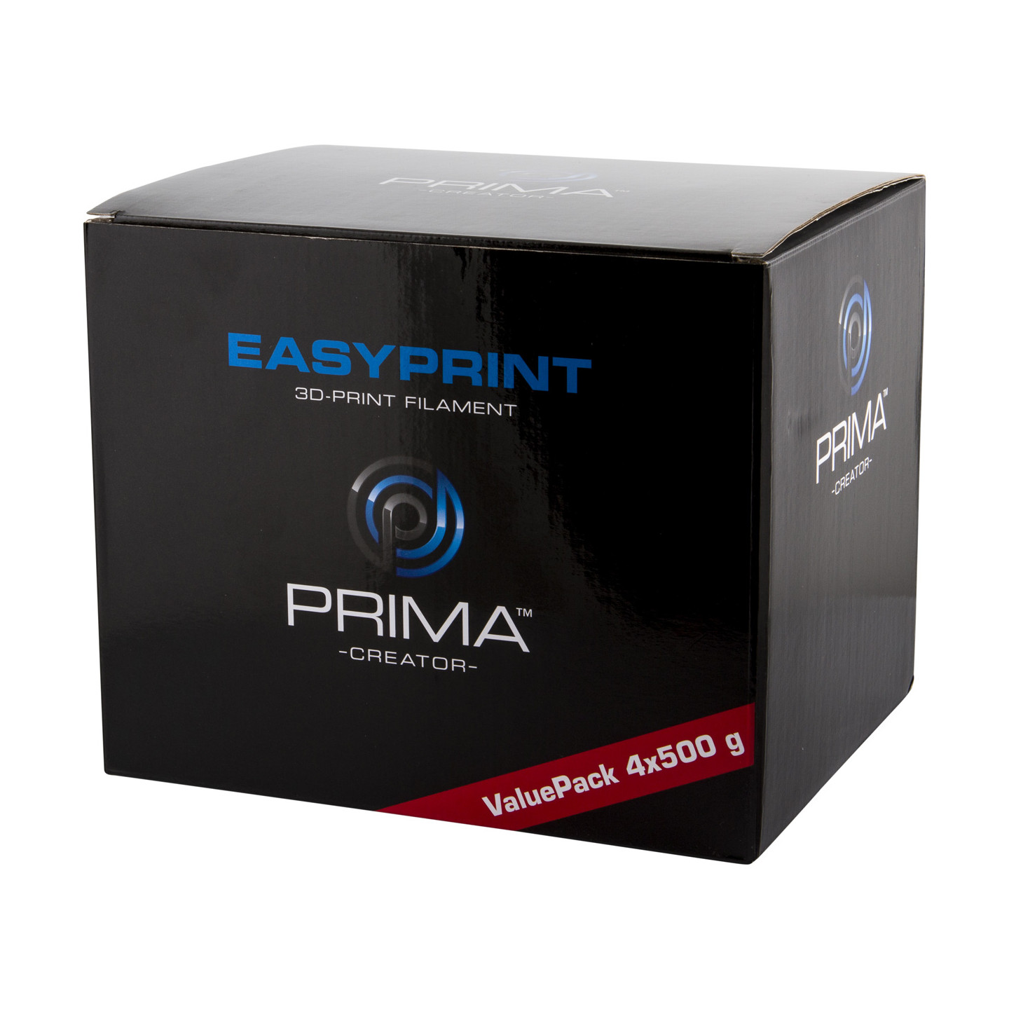 EasyPrint PETG Value Pack - 1.75mm - 4x 500 g (Total 2 kg) - Clear, Rose, Light Blue, Green