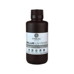 PrimaCreator Value Water Washable UV Resin - 500 g - Light Grey
