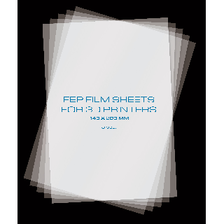 PrimaCreator FEP Film Sheets for 3D Printers - 140 x 200 mm - 5-pack