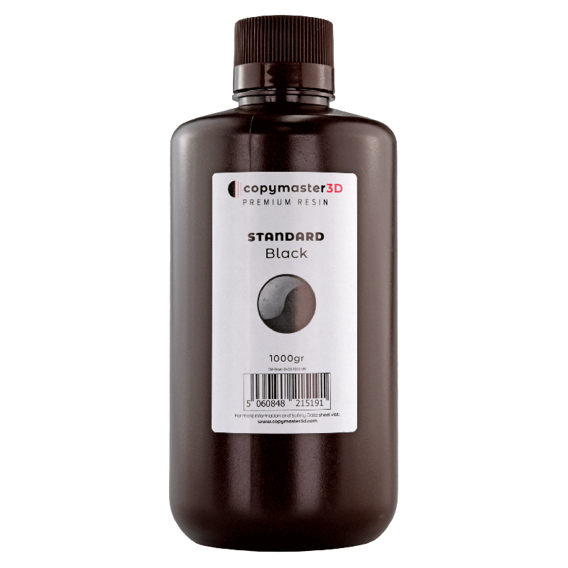 Copymaster3D Standard UV Resin - 1 kg - Black