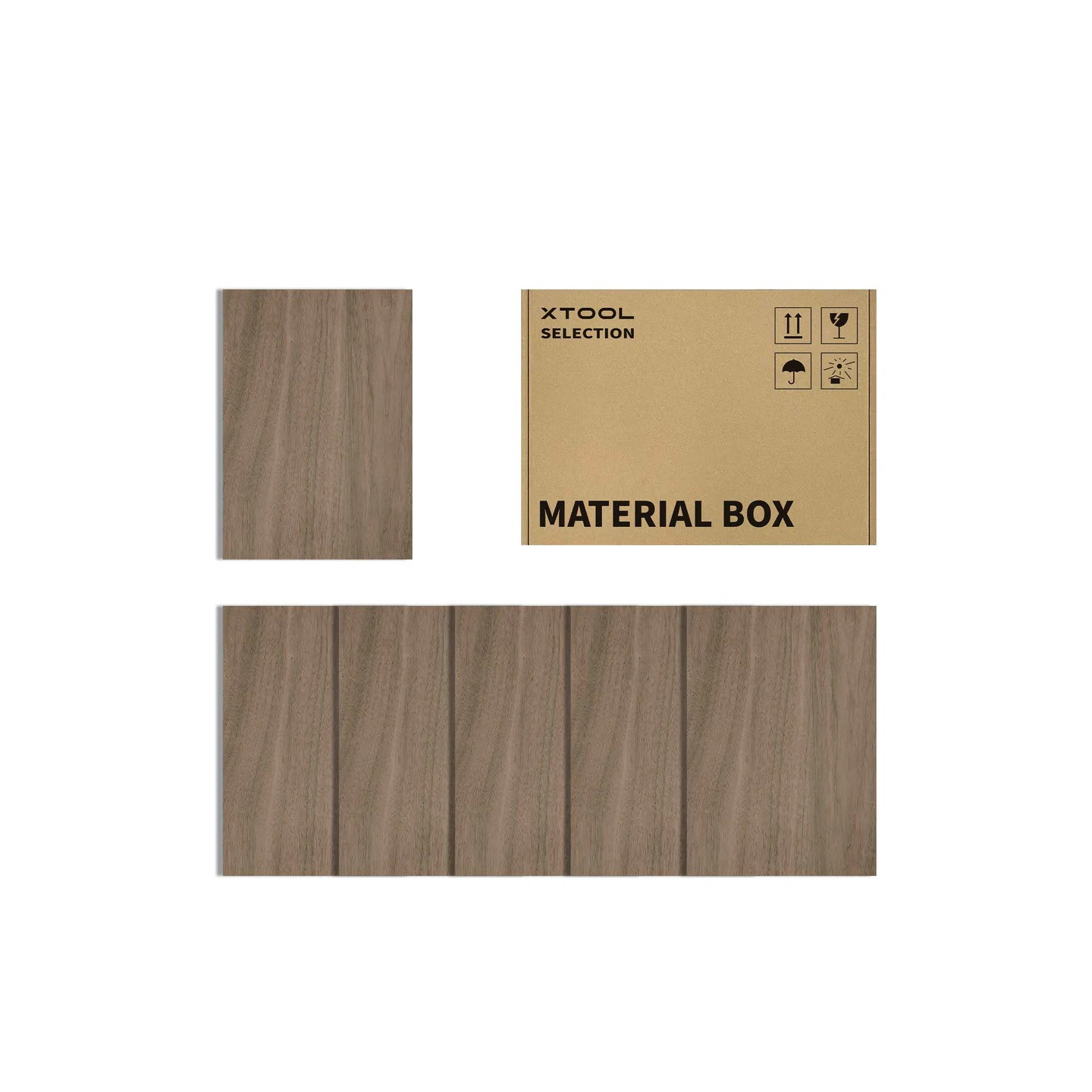 xTool 3 mm Walnut Plywood (6-Pack)