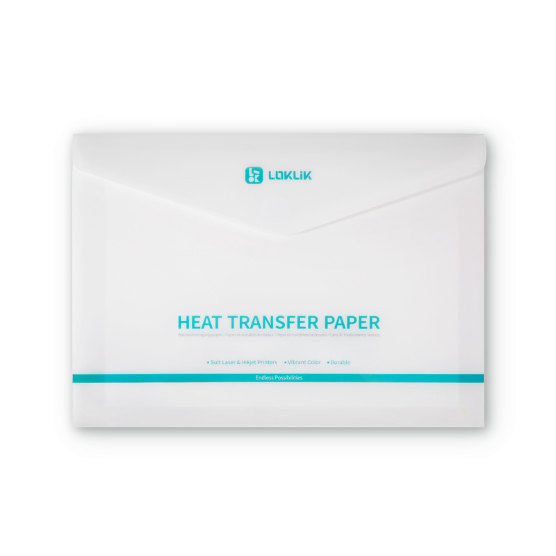 LOKLiK Heat Transfer Paper Sheet - Light - 8-pack
