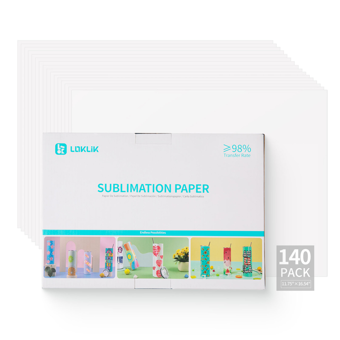 LOKLiK Sublimation Paper - 140-pack