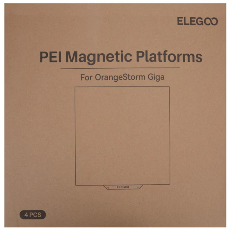 OrangeStorm Giga PEI Magnetic Platform Kit(4PCS)