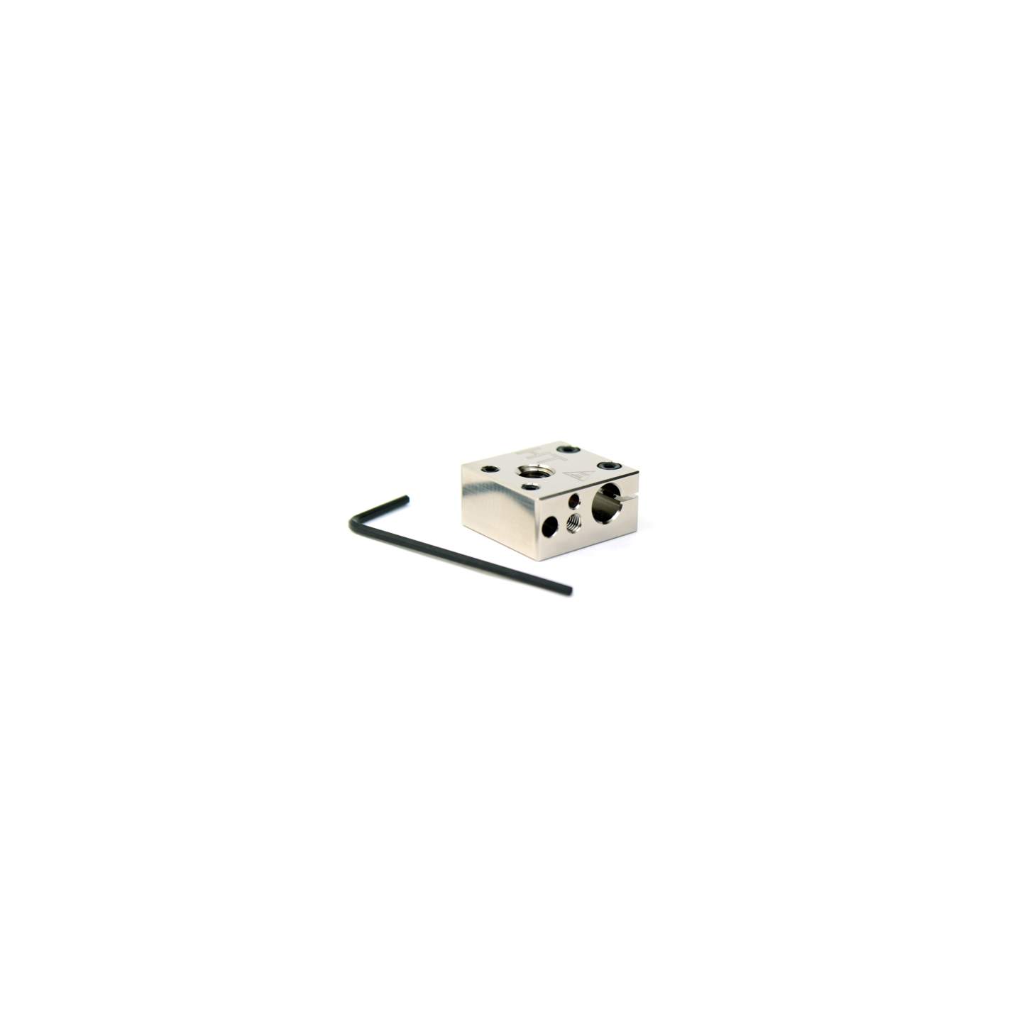 Micro Swiss Plated Copper High Temperature MK8 Style Heater Block Upgrade for CR10 / Ender