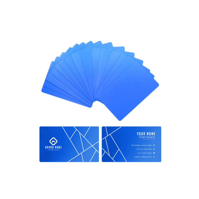 AlgoLaser Aluminum Business Cards (100 pcs)