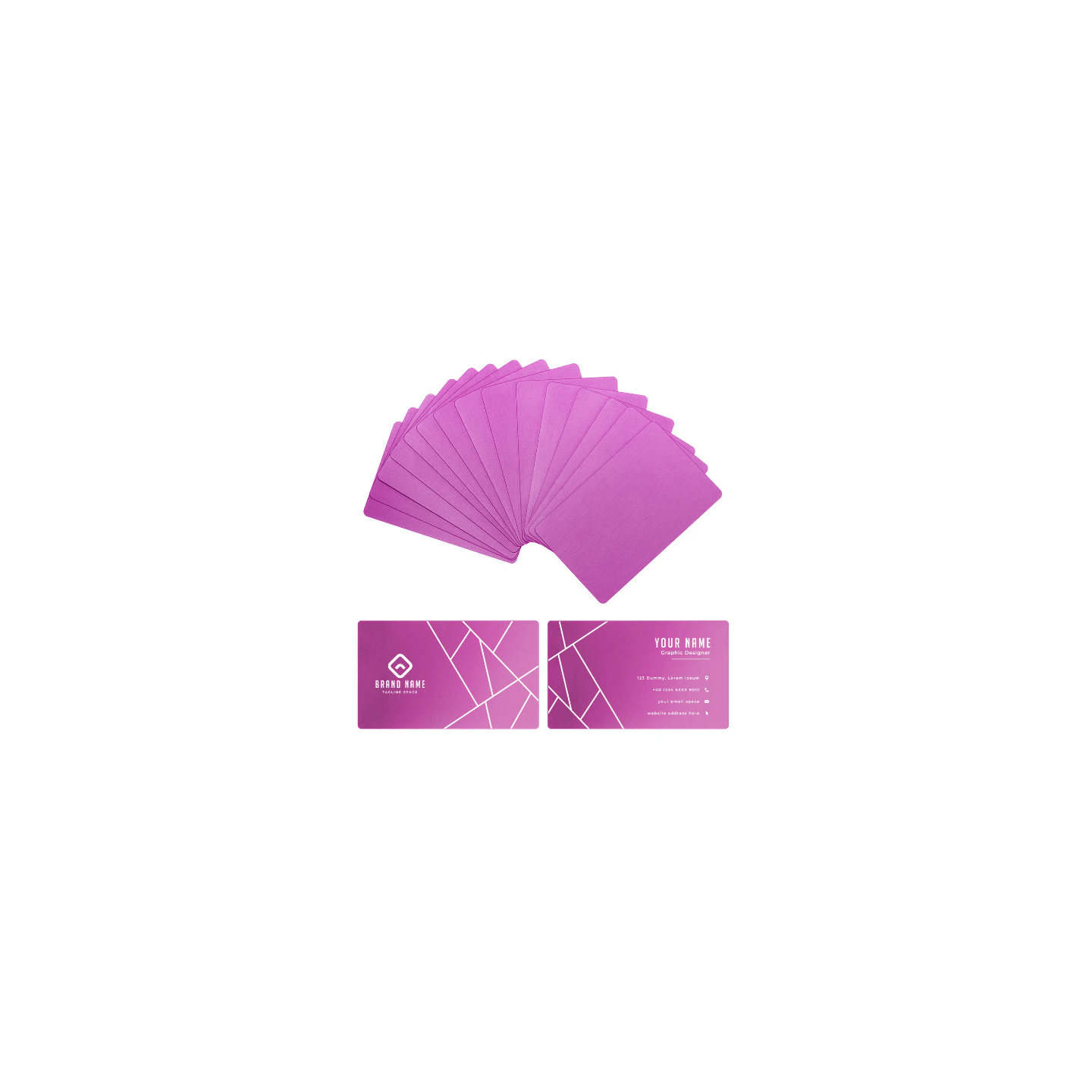 AlgoLaser Aluminum Business Cards (100 pcs)