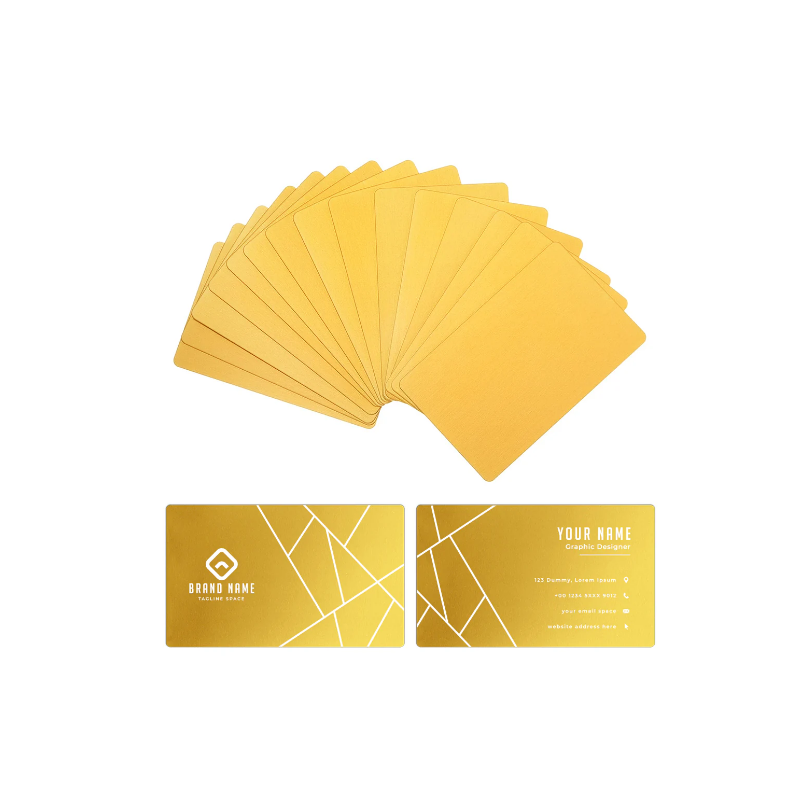 AlgoLaser Aluminum Business Cards (100 pcs)