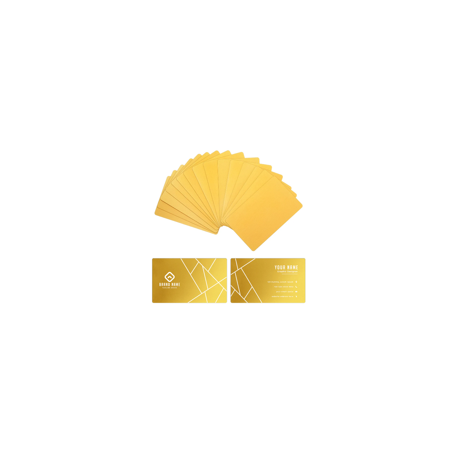 AlgoLaser Aluminum Business Cards (100 pcs)