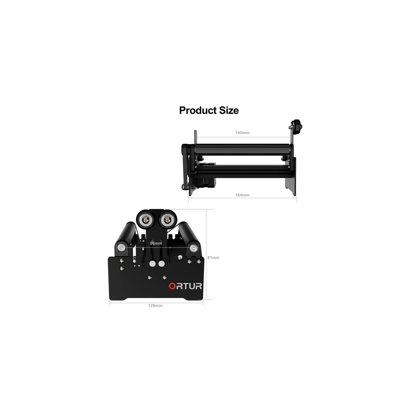 Ortur YRR 2.0 Rotary Roller for Cylinder Engraving
