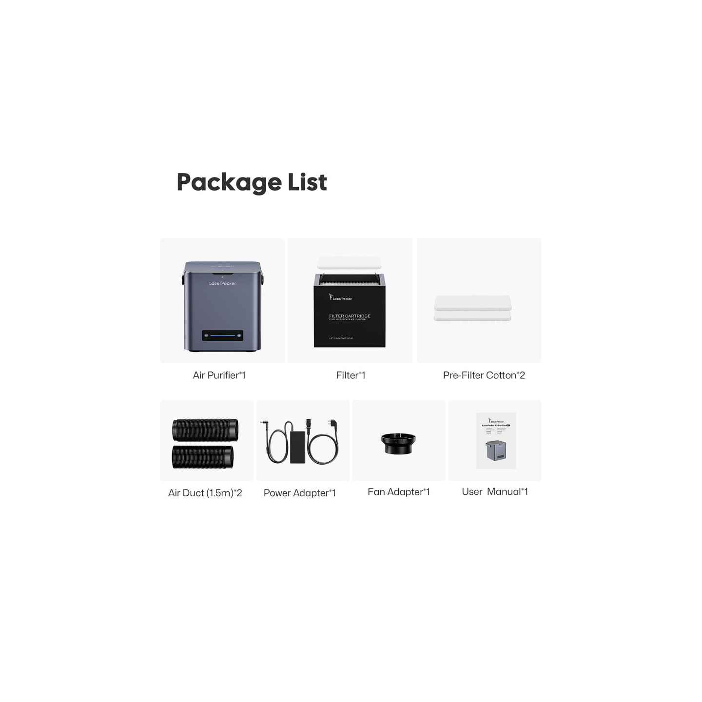 LaserPecker Air Purifier for LP Series Machine