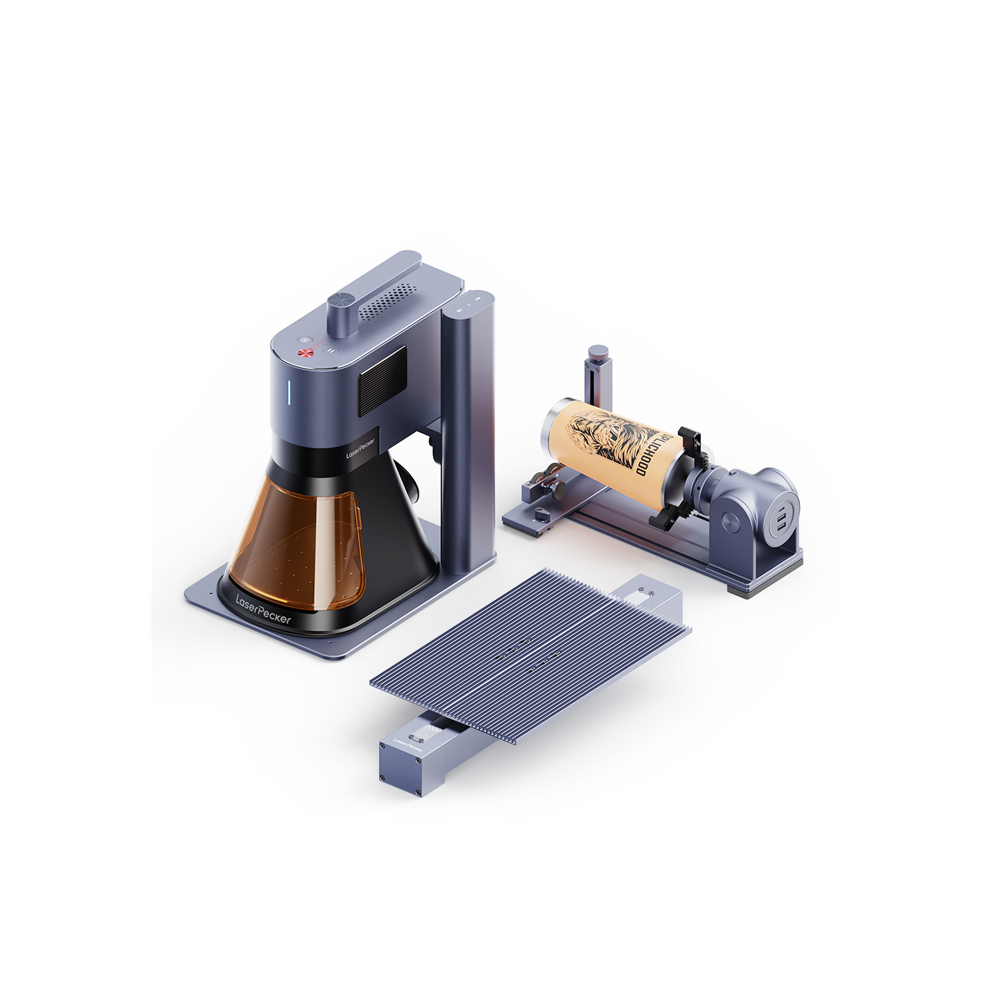 LaserPecker LP5 Fiber + Diode Laser Engraver