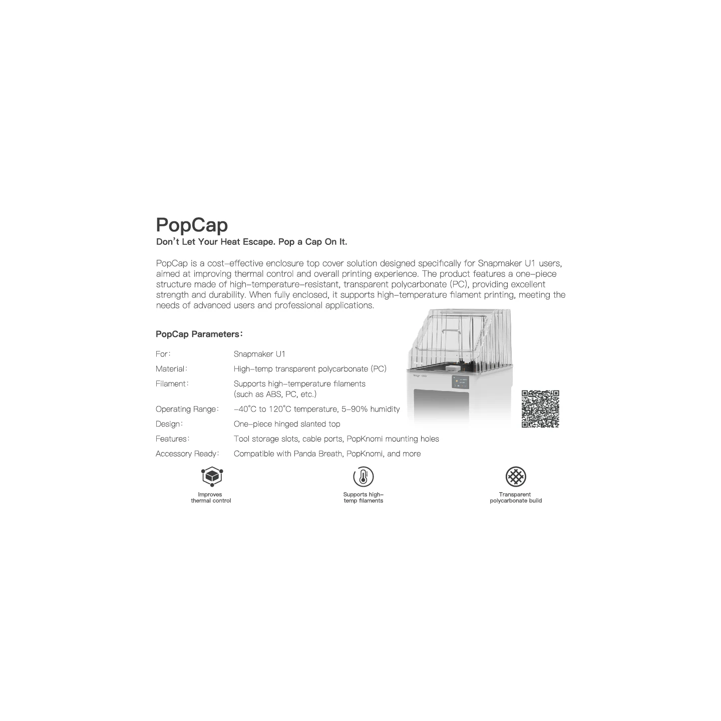 BIQU - PopCap with 4 filaments