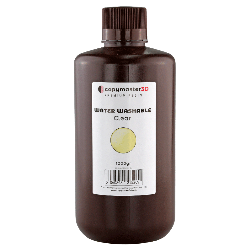 Copymaster3D Water Washable UV Resin - 1 kg - Clear