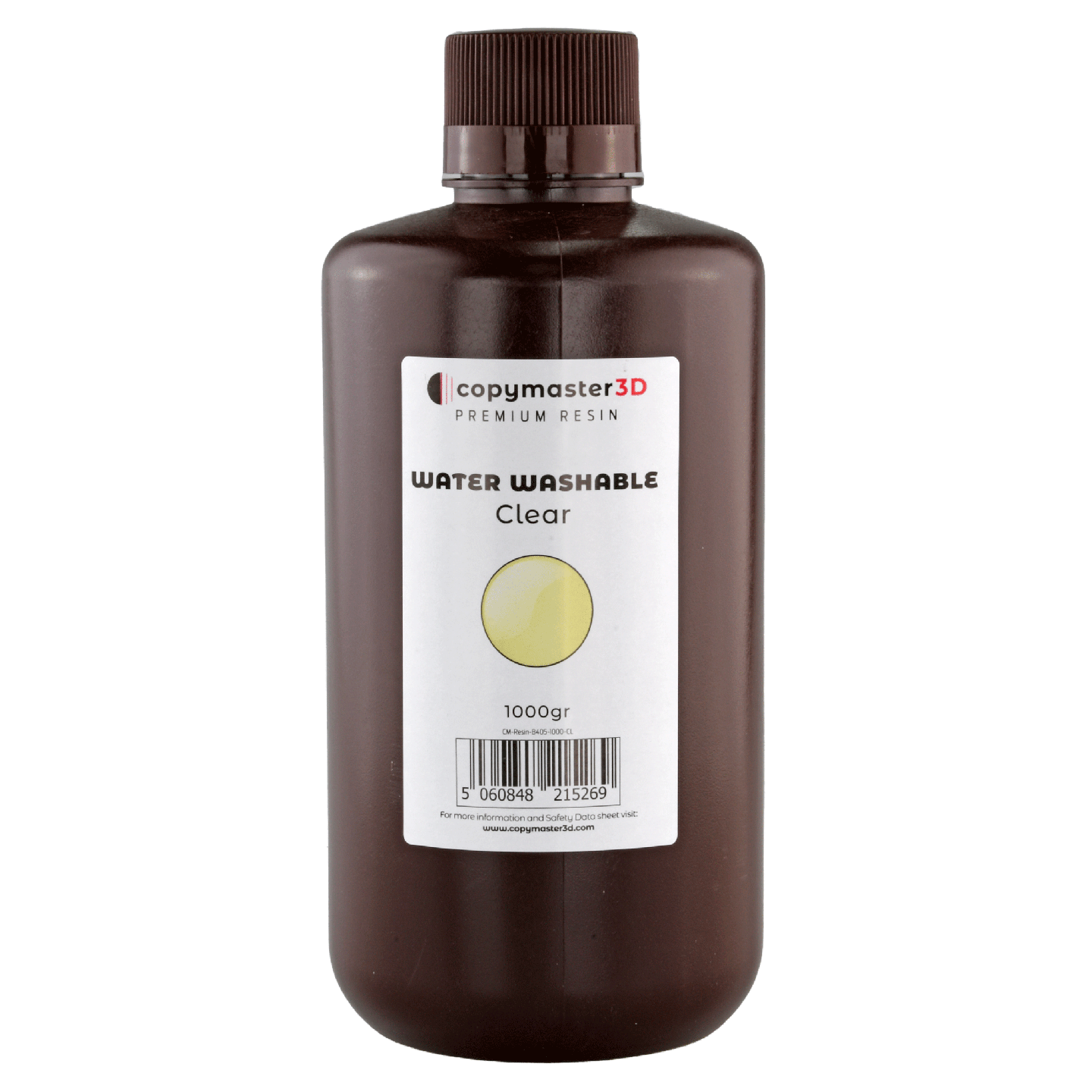 Copymaster3D Water Washable UV Resin - 1 kg - Clear