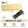 Creality Falcon Series Stainless Steel Name Tags Badges - 20pcs