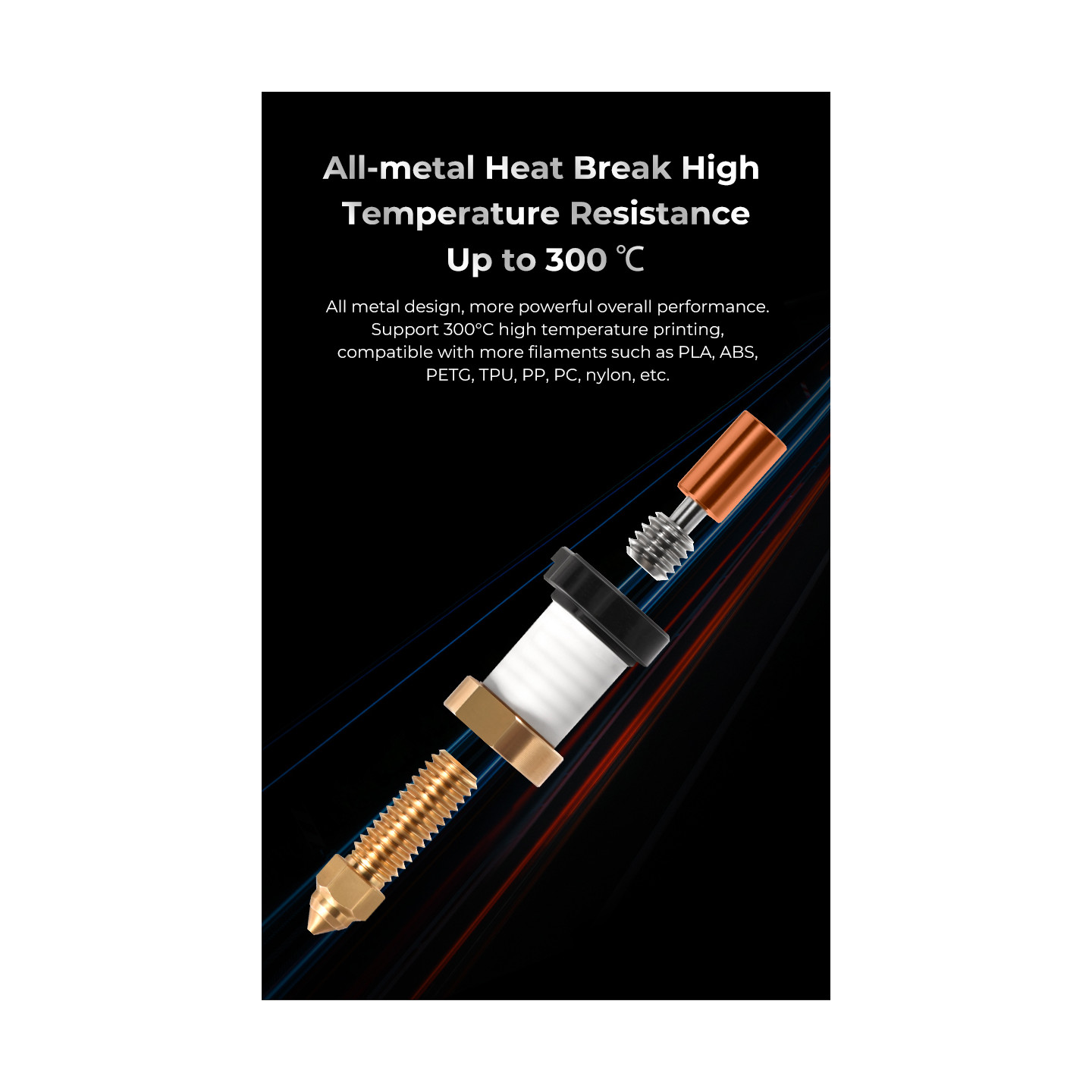 Creality K1 Ceramic Heating Block Kit