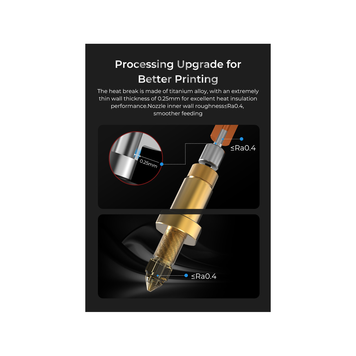 Creality K1 Ceramic Heating Block Kit