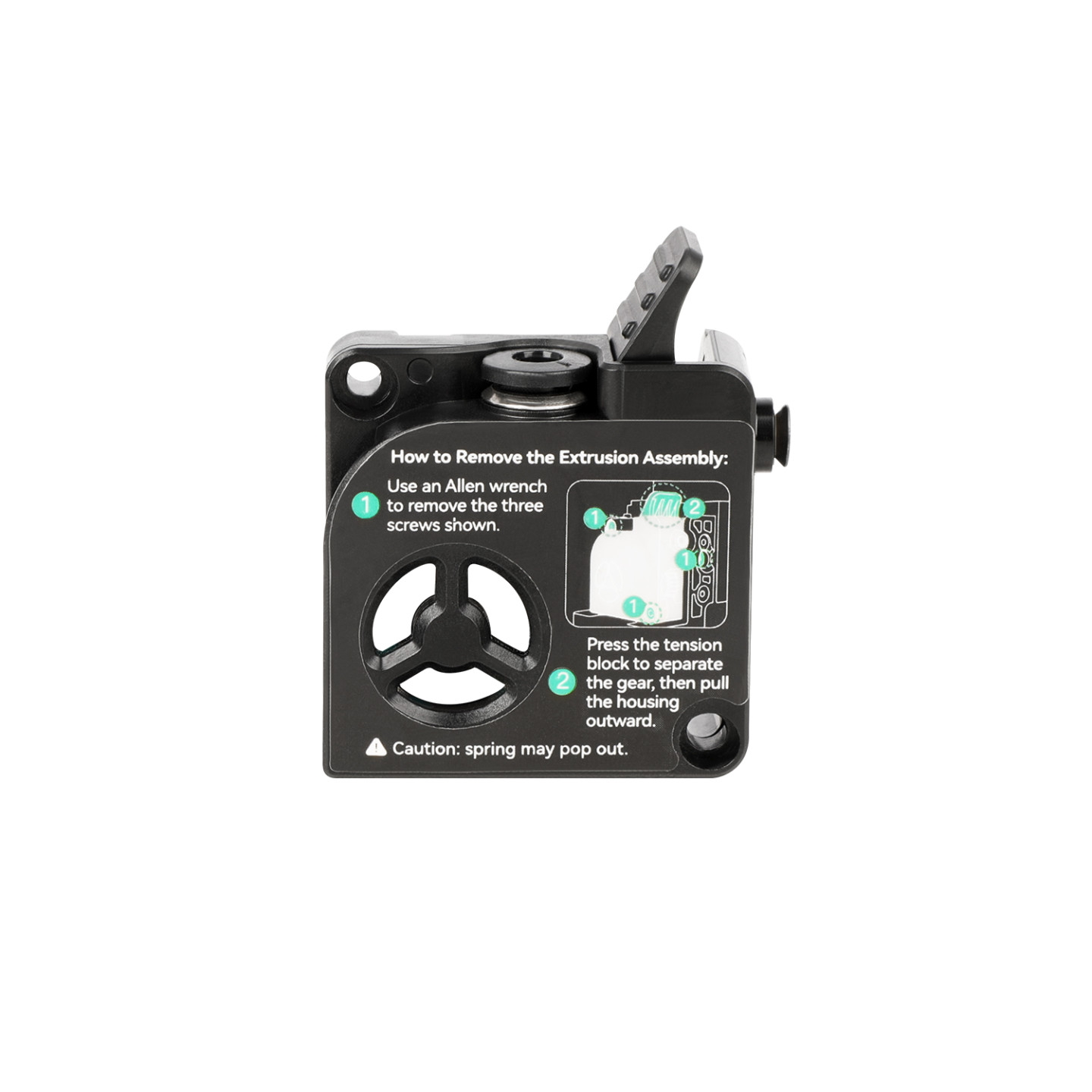 Creality Extruder Front shell kit for K2 Plus / K2 Pro / K2