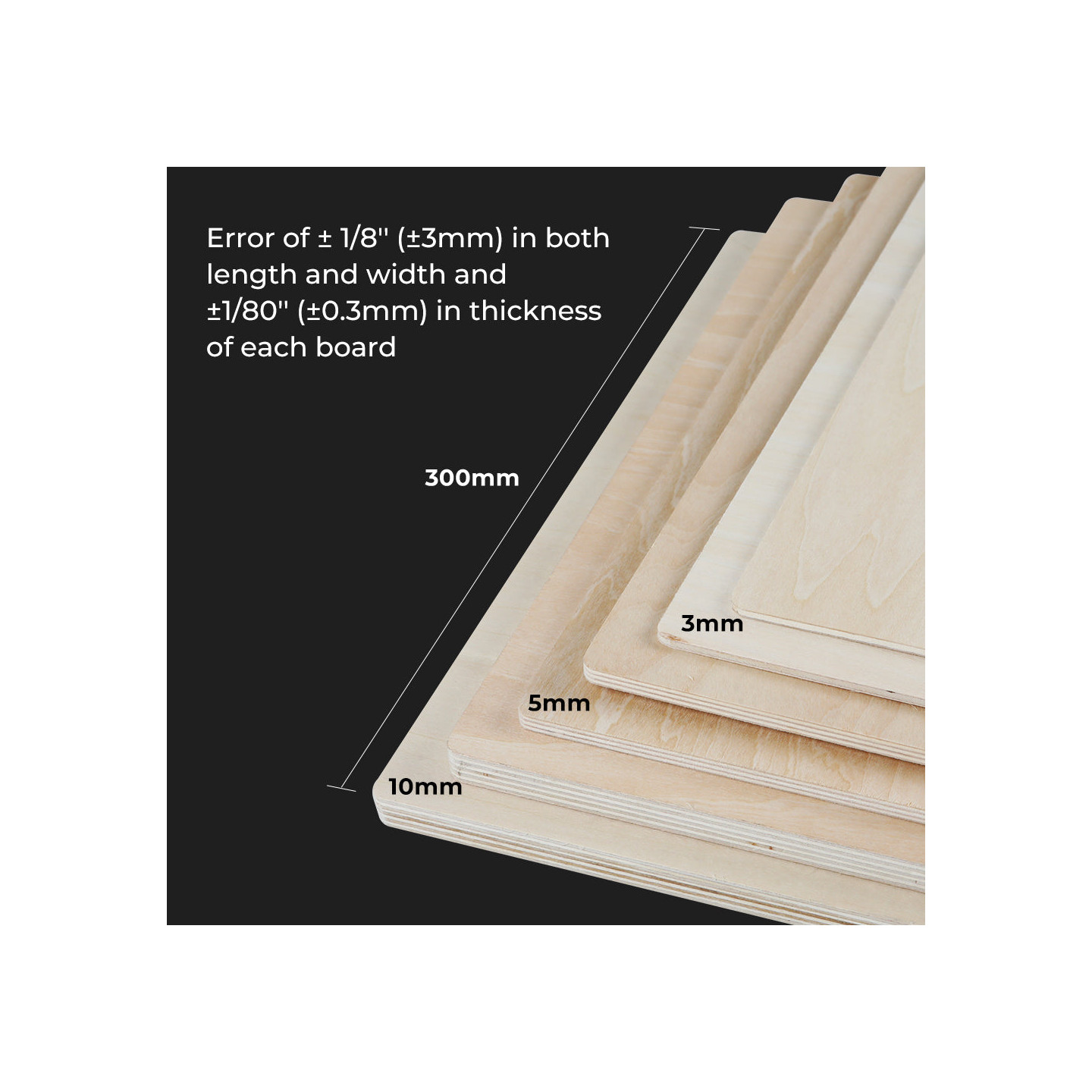 Creality Wooden board combination Pack