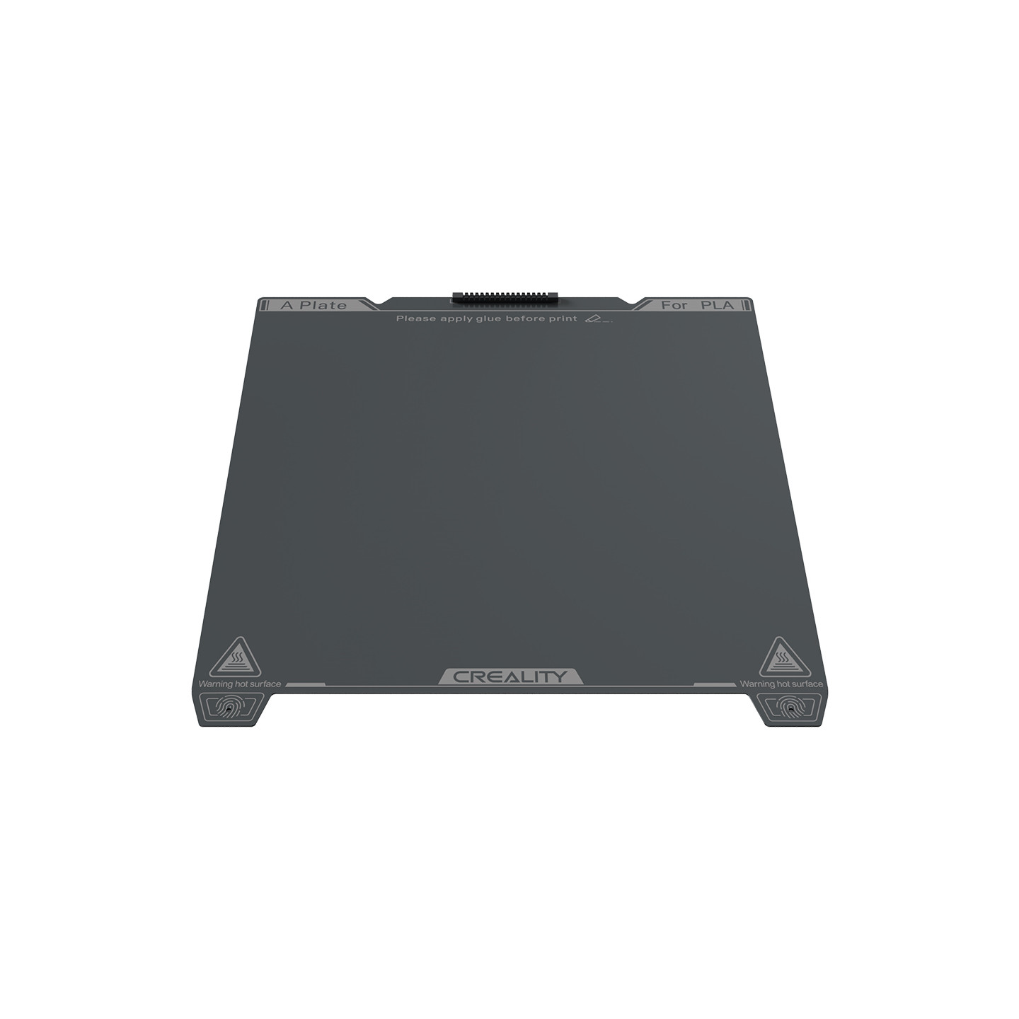 Creality 3D K1C Smooth PEI Build Plate Without Soft Magnetic Sticker - 235 x 235mm