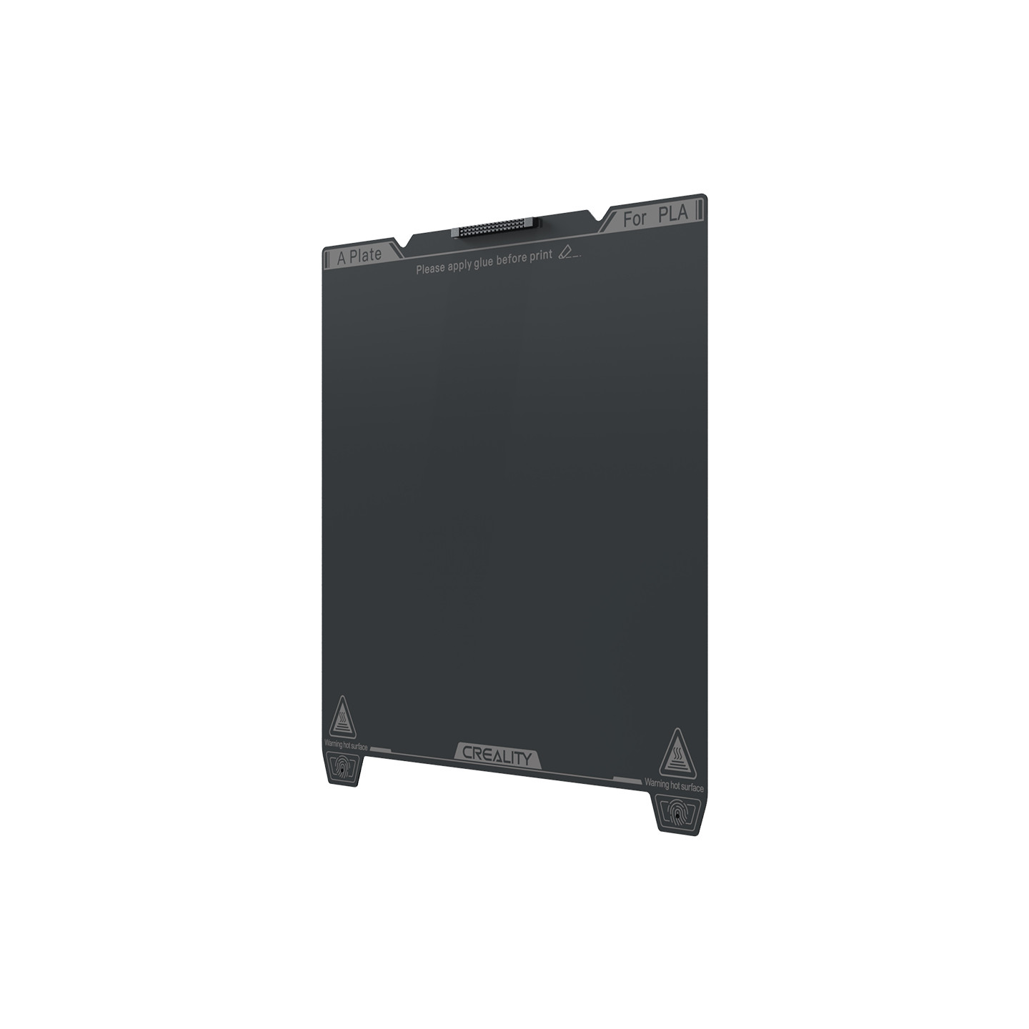 Creality 3D K1C Smooth PEI Build Plate Without Soft Magnetic Sticker - 235 x 235mm