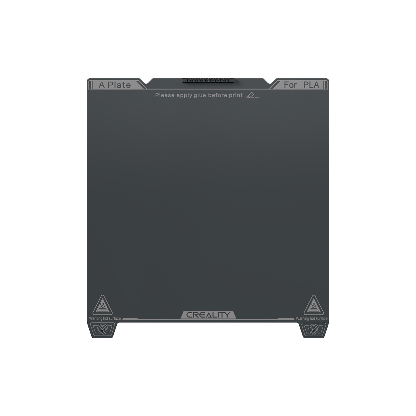 Creality 3D K1C Smooth PEI Build Plate Without Soft Magnetic Sticker - 235 x 235mm
