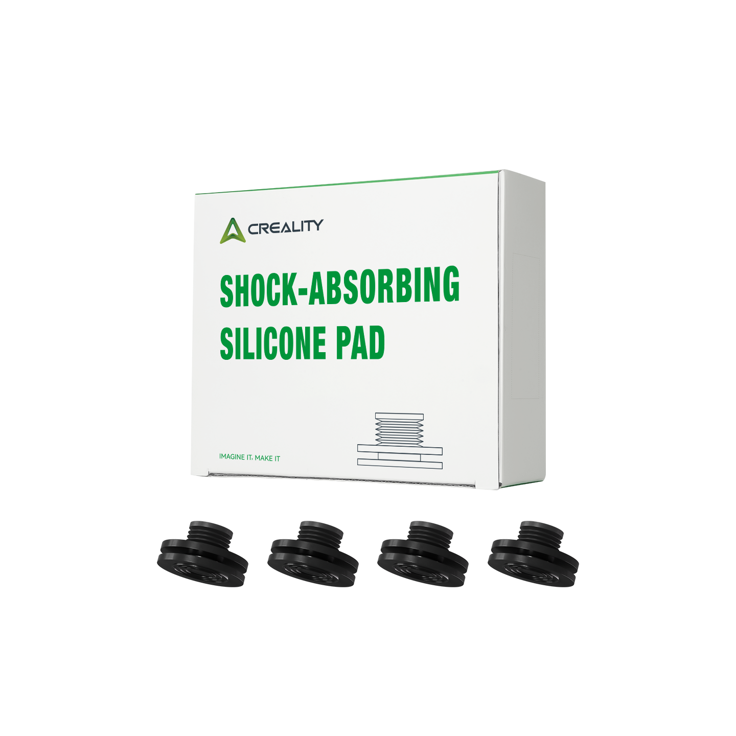 Creality Shock-absorbing Silicone Pad-4 Pcs